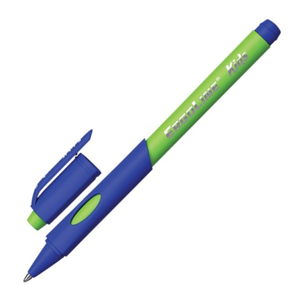 Ручка шариковая неавтоматическая в ассортименте ErichKrause ErgoLine  Kids синяя (толщина линии 0.35 мм)