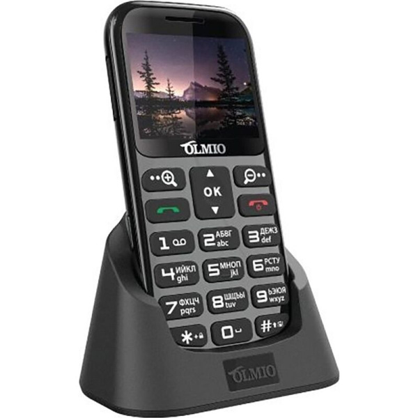 Мобильный телефон Olmio C37 черный (45506)