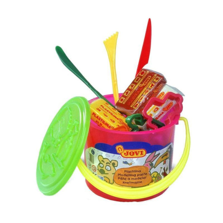 Пластилин на растительной основе Jovi 6 цветов 300 г со стеком