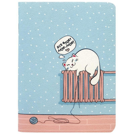 Блокнот Be Smart Mur-mur А6 32 листа в клетку на скрепке