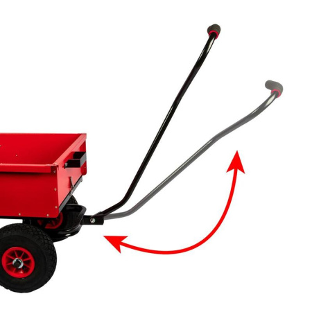 Тачка садово-строительная DDE Самосвал четырехколесная грузоподъемность  200 кг