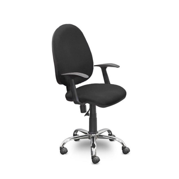 Кресло офисное Easy Chair 223 черное (ткань, металл)