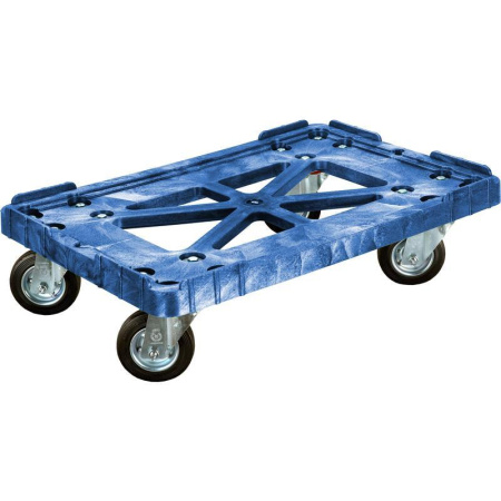 Тележка для ящиков из ПНД 625x420x175 мм в ассортименте