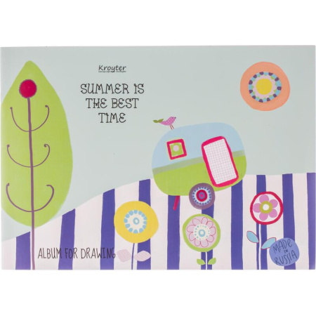 Альбом для рисования Kroyter На природе А4 24 листа