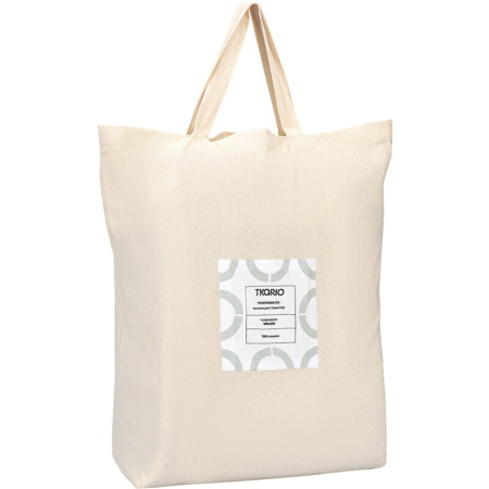 Покрывало Tkano Essential Warm traditions хлопок 180х250 см  бежевое/серое