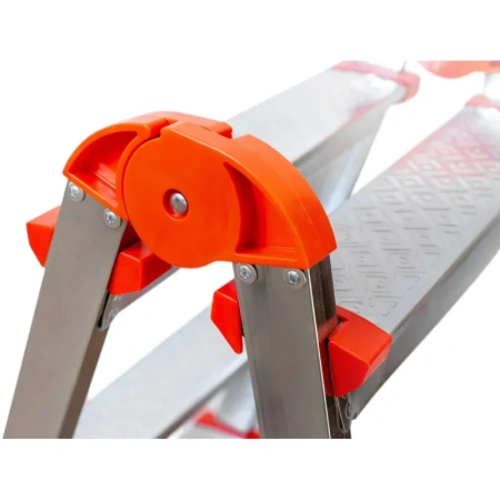 Стремянка-табурет стальная двухсторонняя Zalger 2x4 ступени (9901-04)