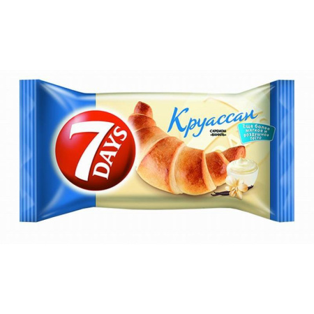Круассан 7 days миди с кремом ваниль 65 г