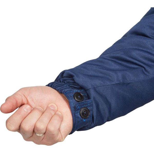 Куртка рабочая зимняя мужская з08-КУ синяя/васильковая (размер  52-54,  рост 182-188)