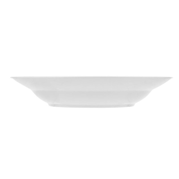 Тарелка фарфоровая Chan Wave Classic диаметр 200 мм белая (фк0143)