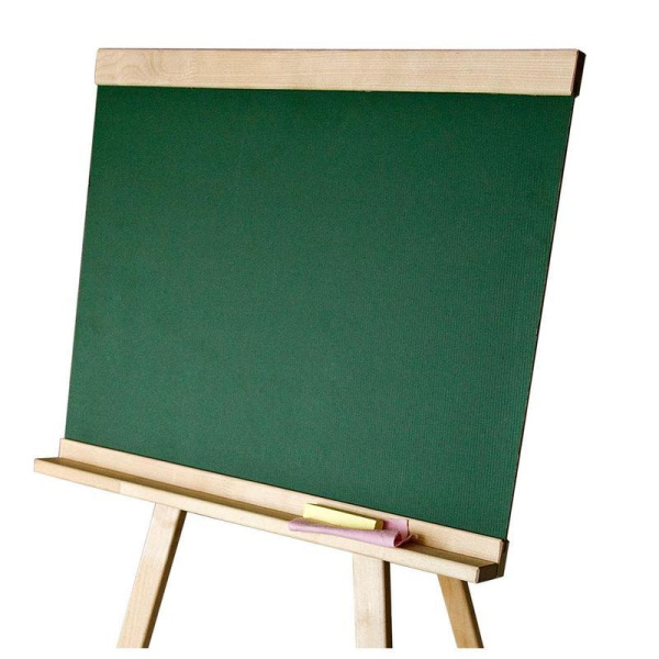 Доска-мольберт 100.5x53.5 см меловая зеленая грифельная краска деревяная рама Десятое королевство