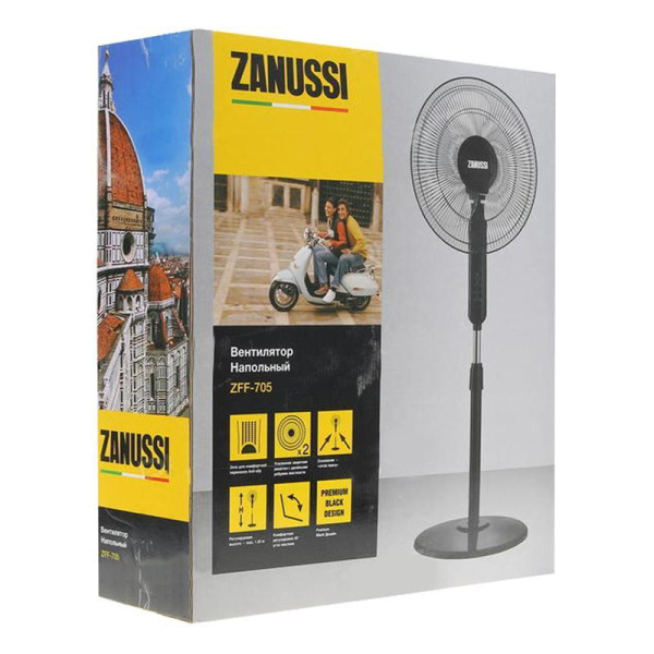 Вентилятор напольный Zanussi ZFF-705 черный