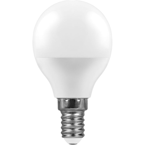 Лампа светодиодная Feron LB-95 7 Вт Е14 G45 2700 К 560 Лм (25478)