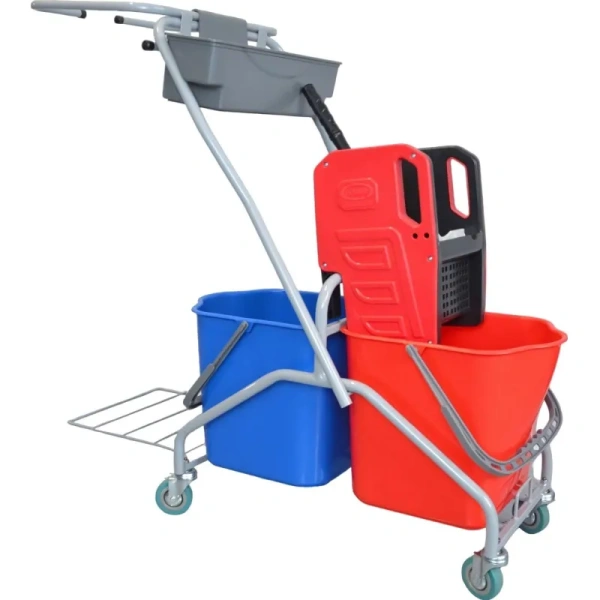 Тележка уборочная  Эко-Форс 22EF/6 2-ведерная с отжимом 2x25 л