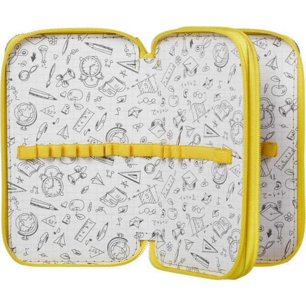 Пенал двухсекционный №1 School Шустрики