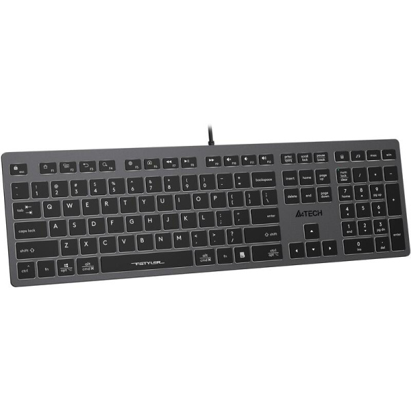 Клавиатура проводная A4Tech Fstyler FX60 (FX60 GREY / WHITE)