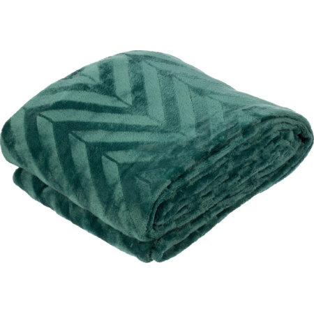 Плед Luscan микрофибра 200x220 см изумрудный