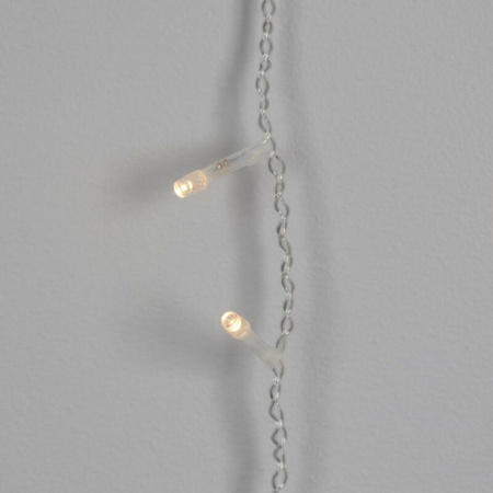 Гирлянда светодиодная теплый белый свет 2.4x0.6 м