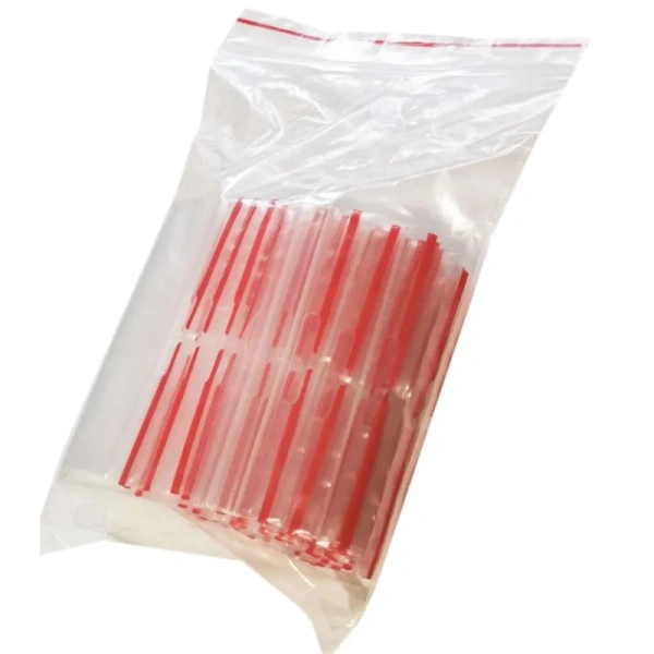 Пакет с замком zip-lock с европодвесом ПВД 10x10 см 60 мкм (100 штук в  упаковке)