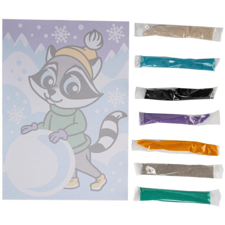 Фреска из песка Lori Зимние забавы