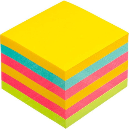 Стикеры Post-it Радуга плюс 76x76 мм неоновые 4 цвета (6 блоков по 100 листов) Стикеры Post-it Радуга плюс 76x76 мм неоновые 4 цвета (6 блоков по 100 листов)