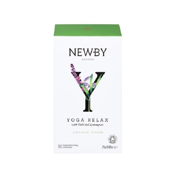 Чай Newby Yoga Relax Organic травяной 25 пакетиков