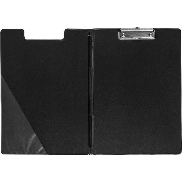 Папка-планшет Bantex A4 картонная черная с крышкой