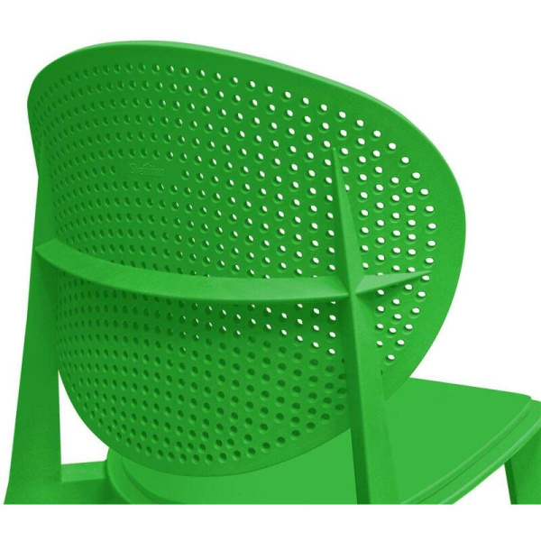 Стул для столовых SHT-S111-P зеленый (пластик)