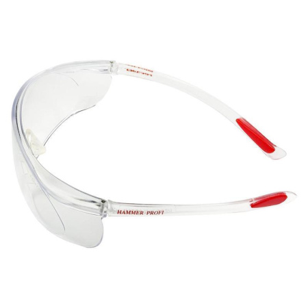 Очки защитные открытые универсальные РОСОМЗ О55 Hammer Profi прозрачные (15530)