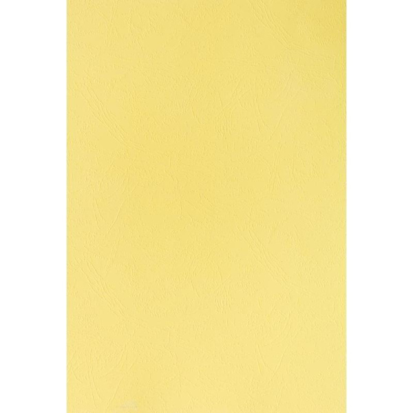 Обложки для переплета картонные Promega office A4 230 г/кв.м желтые текстура кожа (100 штук в упаковке)