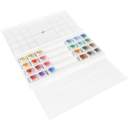 Краски акварельные Невская палитра Белые ночи 24 цвета в кюветах