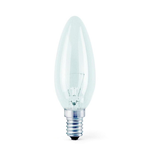 Лампа накаливания Osram 40 Вт Е14 свеча прозрачная 2700 К теплый белый свет