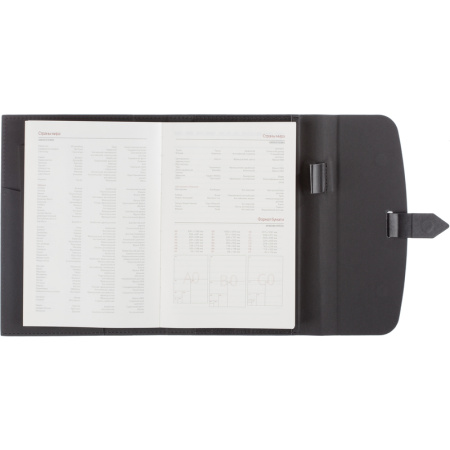 Ежедневник недатированный Bruno Visconti Senate искусственная кожа А5 136 листов черный (175x235 мм) (артикул производителя 3-213/04)