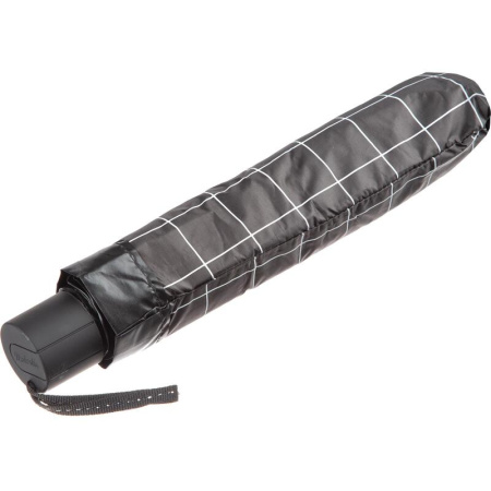 Зонт складной механика 10 спиц черный