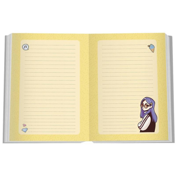 Блокнот Канц-Эксмо Мой личный дневник А6+ 48 листов дизайнерский блок на  сшивке (ЕТИФ648316)
