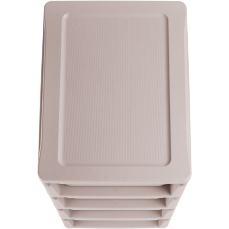 Комод на колесах Econova Luxe (светло-бежевый, 300х385х690 мм)