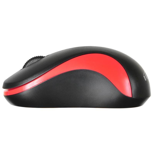 Мышь компьютерная Oklick 605SW черно-красная