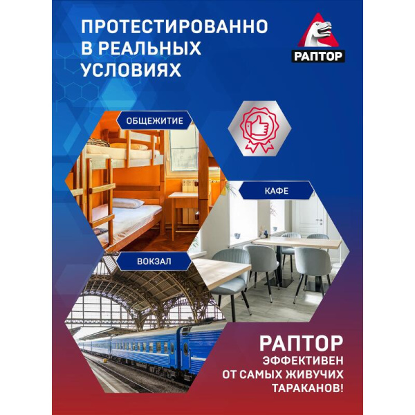 Средство от насекомых Раптор ловушка (10 штук в упаковке)