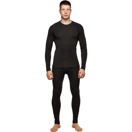 Термокальсоны Comazo мужские Activ-25 трикотаж полиэстер черные с  начесом (размер 56, рост 182)