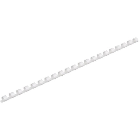 Пружины для переплета пластиковые ProMega Office 8мм белые 100шт/уп.
