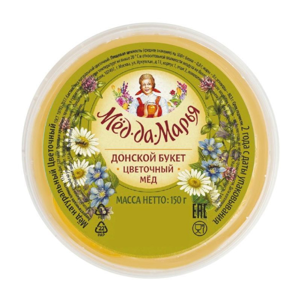 Мед цветочный Мед-да-Марья Донской букет 150 г