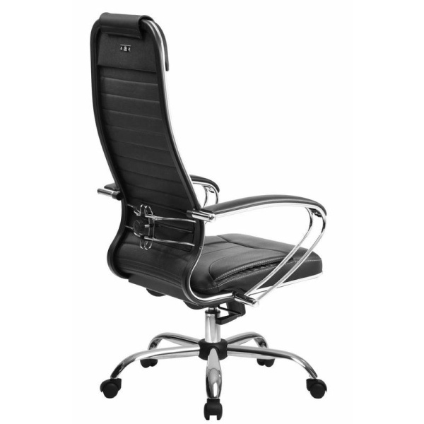 Кресло для руководителя Metta 6 черное (искусственная кожа, металл)