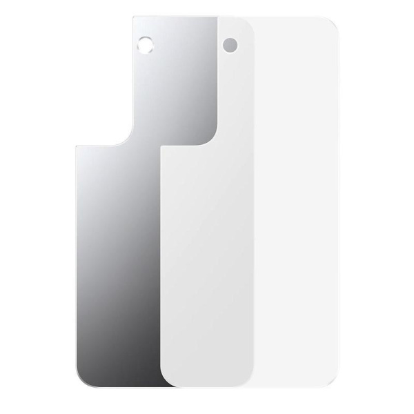 Чехол-накладка Samsung Frame Cover S22 для Samsung Galaxy S22  прозрачный/белый (SAM-EF-MS901CWEGRU)