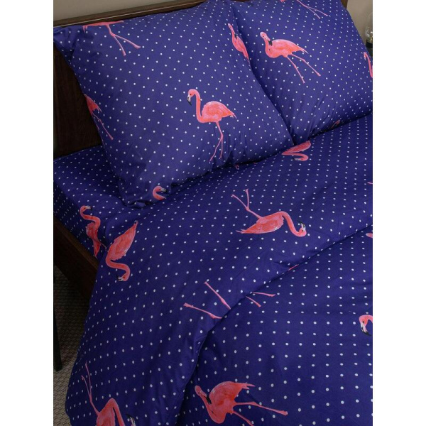 Постельное белье Amore Mio Flamingo DKBL 93798 (1.5-спальное,  микрофибра)