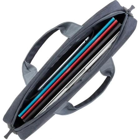 Сумка для ноутбука 14 Rivacase Prater серая (7522)