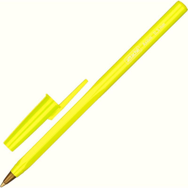 Ручка шариковая Attache Axiom синяя (толщина линии 0.5 мм)