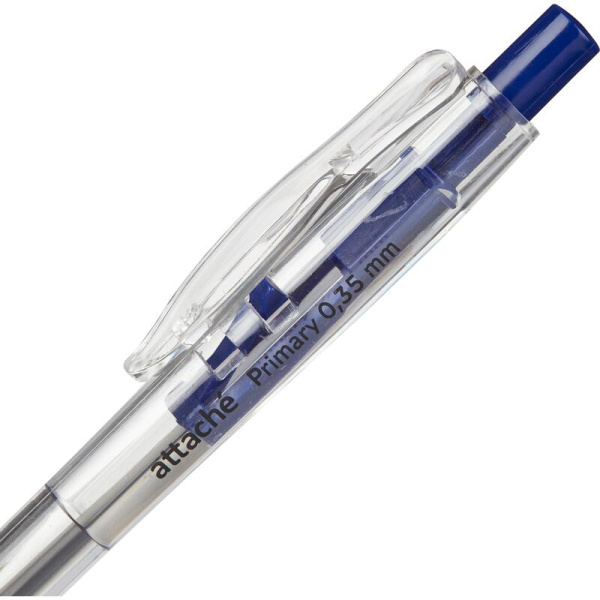 Ручка шариковая автоматическая Attache Economy Primary синяя (толщина  линии 0.35 мм)