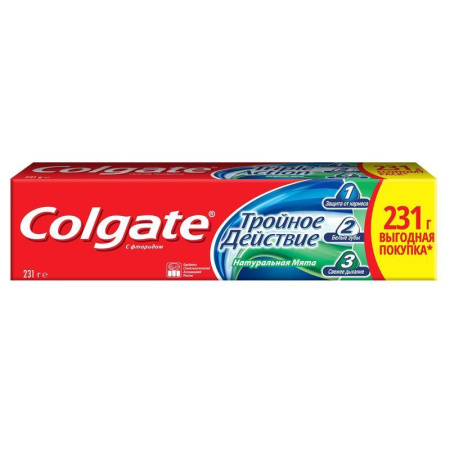 Зубная паста Colgate Тройное действие 150 мл