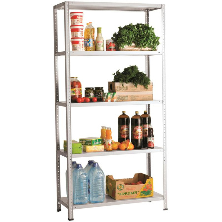 Стеллаж металлический Практик MS (5 полок, 1000х500х2000 мм)