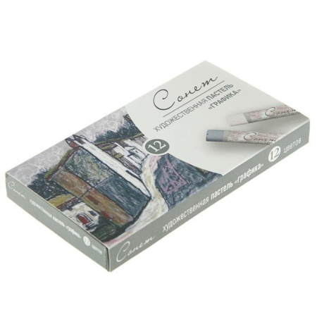 Набор художественной пастели Сонет Графика 12 цветов