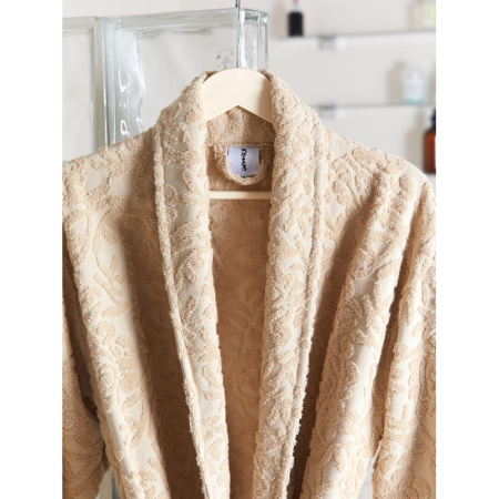 Халат махровый Комус Roesia 50-52 (L-XL) бежевый